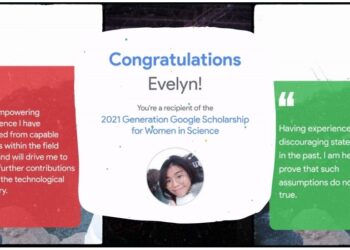 evelyn chen generation google scholarship