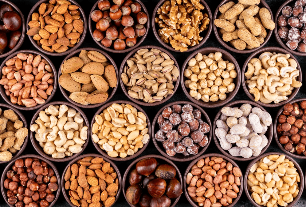Variety of nuts (Beyond the Classroom)